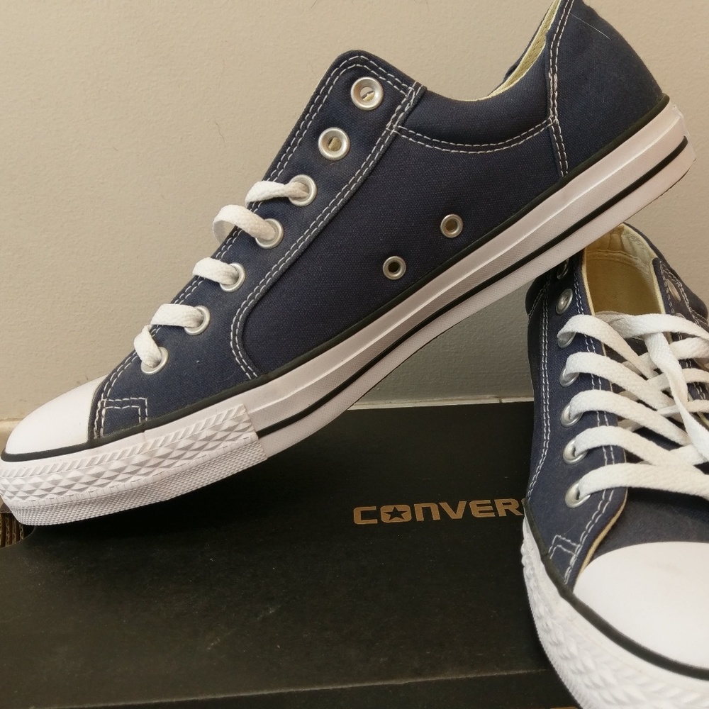 NWT Converse All STAR Navy Blue Low Top Mens Sz11